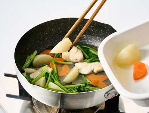 タラとかぶのとろみ煮_作り方4