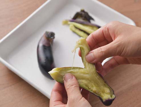 薬味と酢でさっぱり なすの煮浸し_作り方2