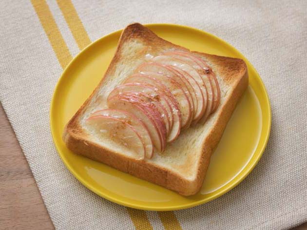 りんごのトースト