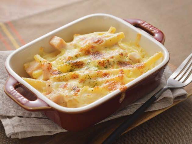 やわらかチキンのマカロニグラタン