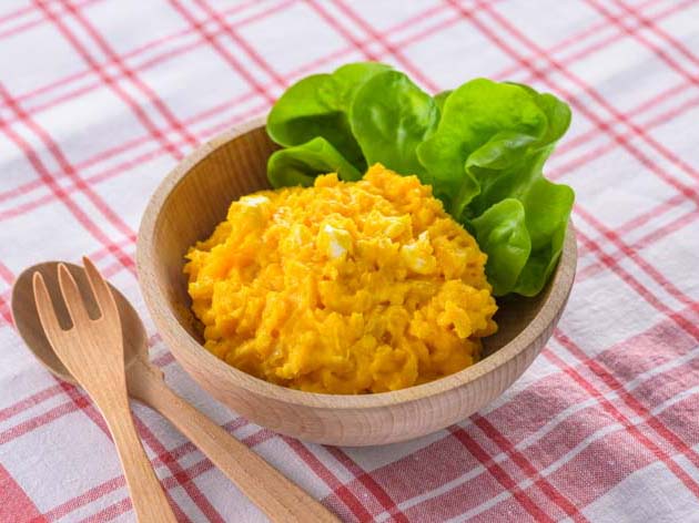 かぼちゃのクリチーサラダ