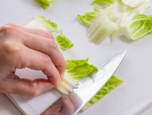 はんぺん鶏だんごの中華スープ_作り方1