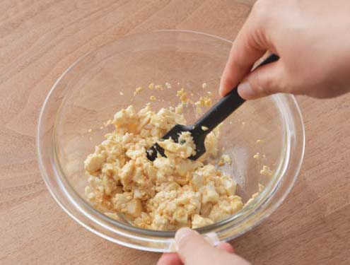 りんごとナッツの洋風白あえ_作り方3