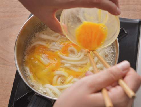 しょうが香る かき玉うどん_作り方3