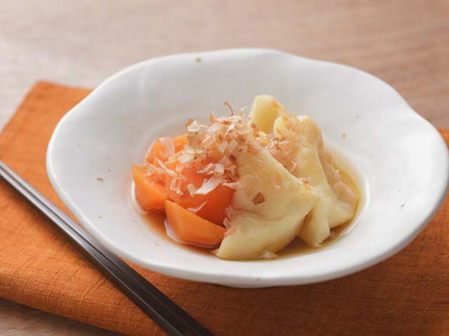 だし香る はんぺんとにんじんの含め煮