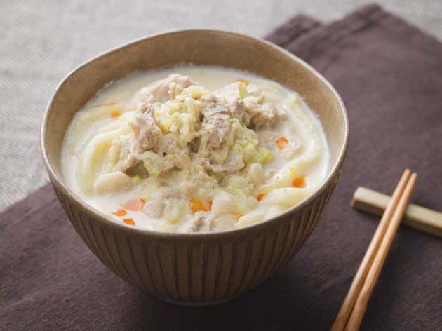 豆乳ごまみそうどん