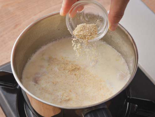 豆乳ごまみそうどん_作り方2