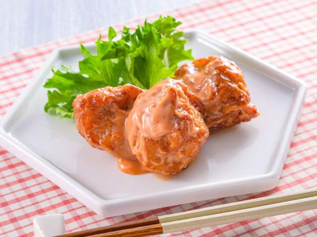 から揚げのエビマヨ風