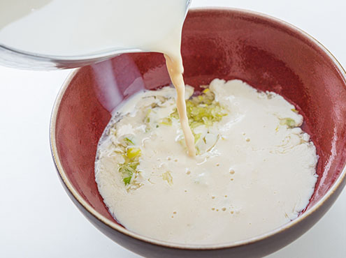 台湾風豆乳スープ_作り方4